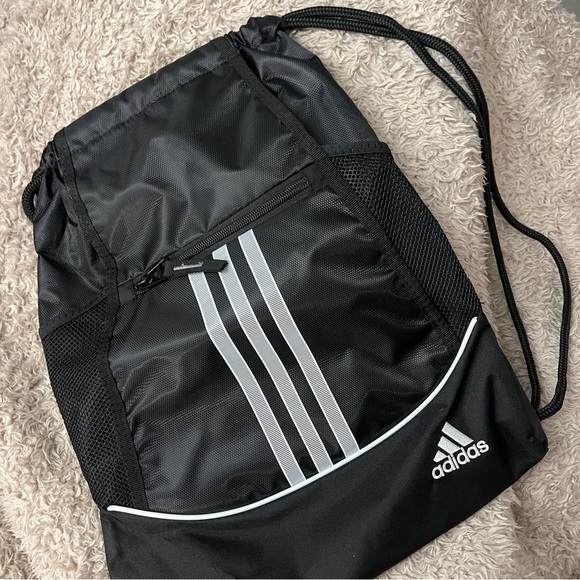 Adidas Drawstring Backpack Sackpack - Picture 2 of 2